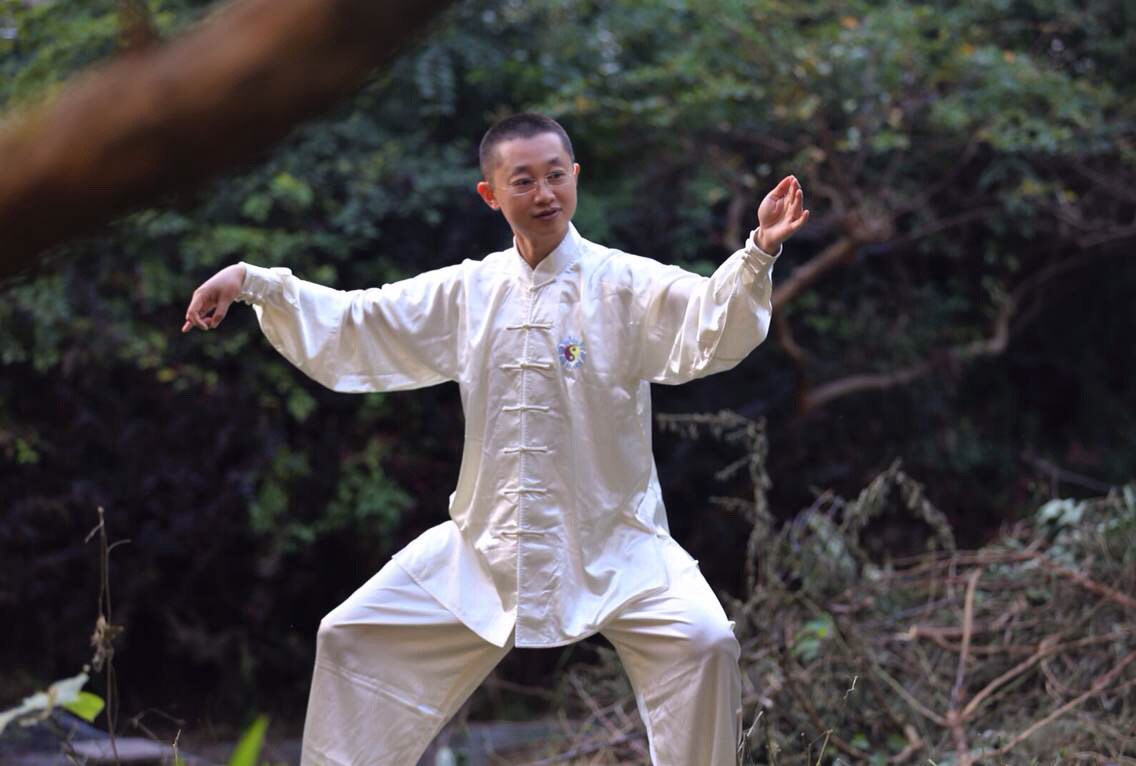 Zhen Yi practising when he was younger